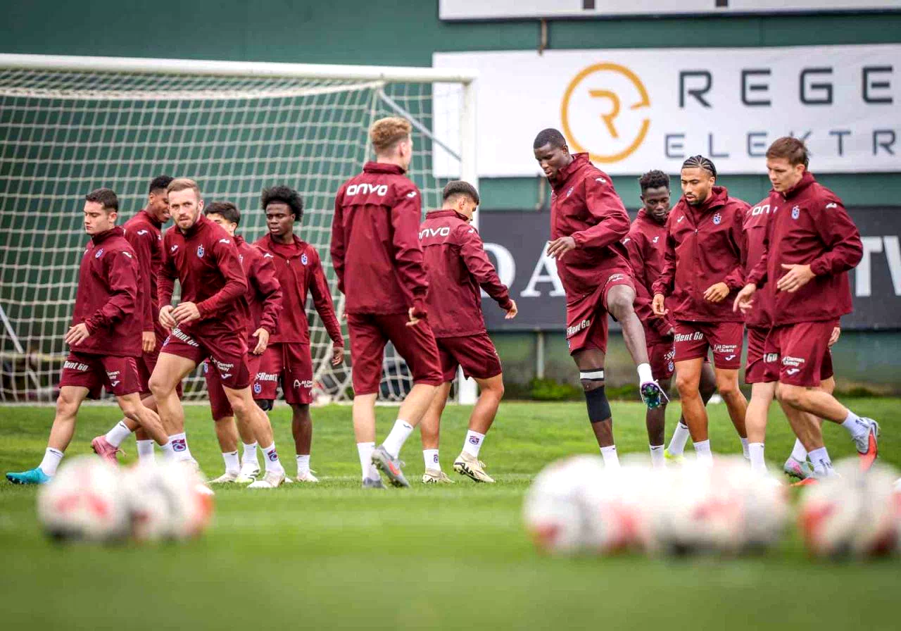 Trabzonspor Çaykur Rizespor maçı hazırlıklarını sürdürdü