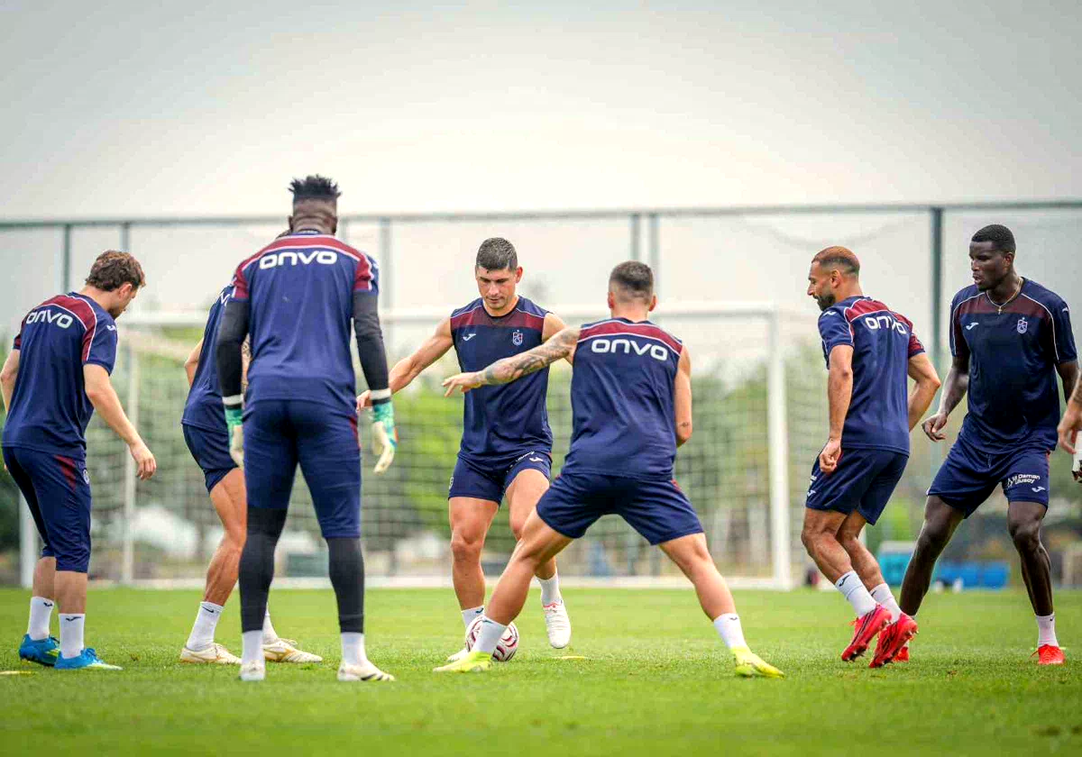 Trabzonspor’da neşeli idman
