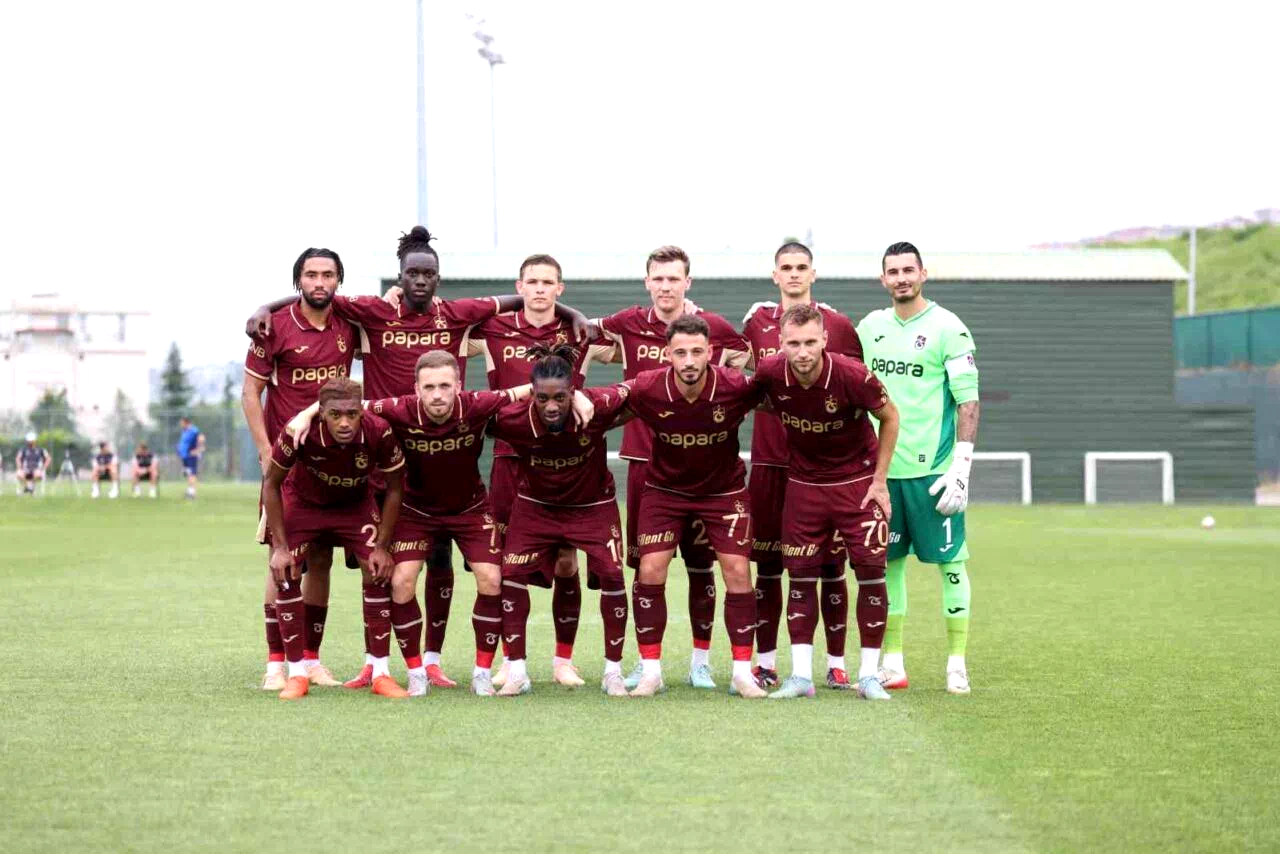 Trabzonspor, Dinamo Tiflis ile hazırlık maçı yaptı