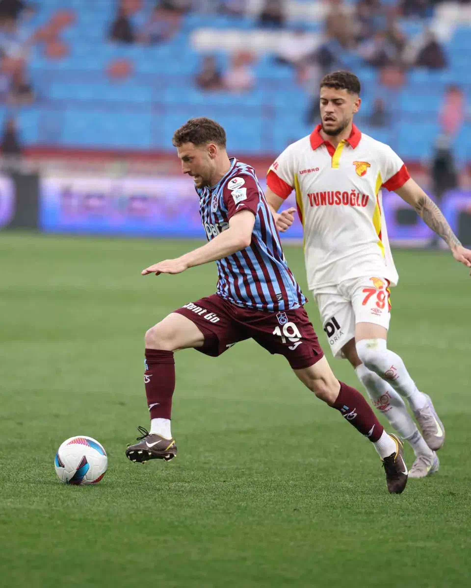 Trabzonspor evinde Göztepe’ye 1-1 berabere kaldı.