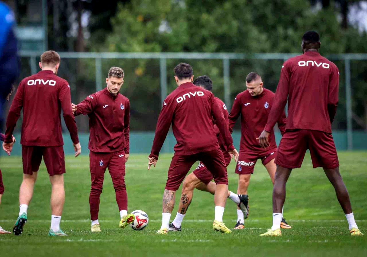 Trabzonspor, Galatasaray maçı hazırlıklarını sürdürdü