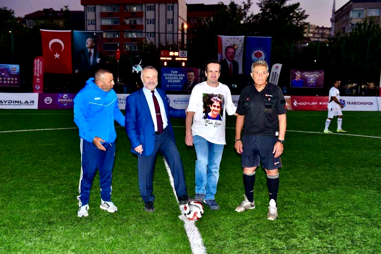 Trabzonspor’un efsaneleri Emir Yuşa için sahaya çıktı
