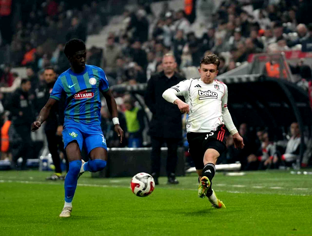 Trendyol Süper Lig: Beşiktaş: 1 – Çaykur Rizespor: 0 (Maç sonucu)