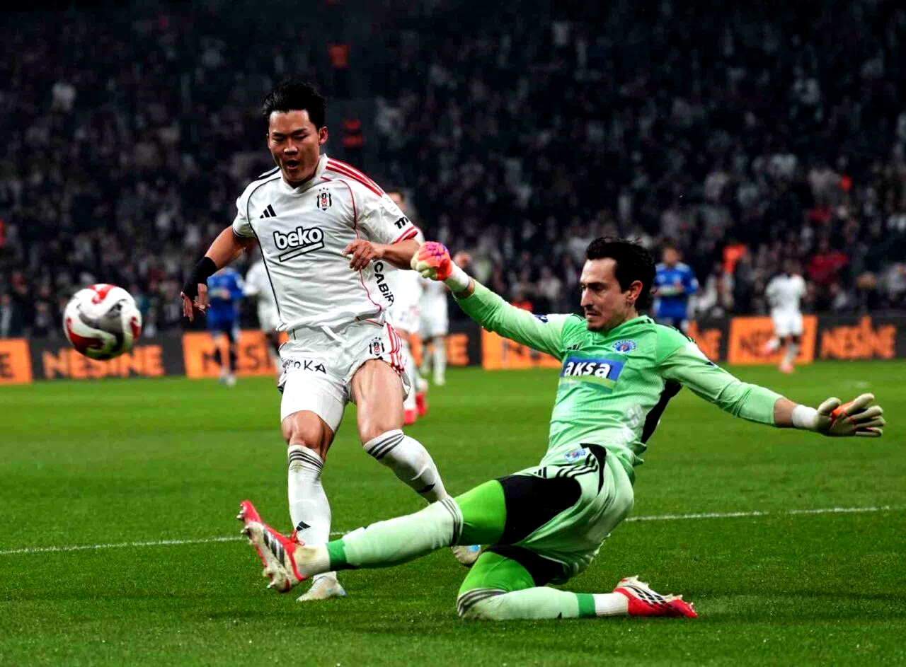 Trendyol Süper Lig: Beşiktaş: 2 – Kasımpaşa: 0 (İlk yarı)