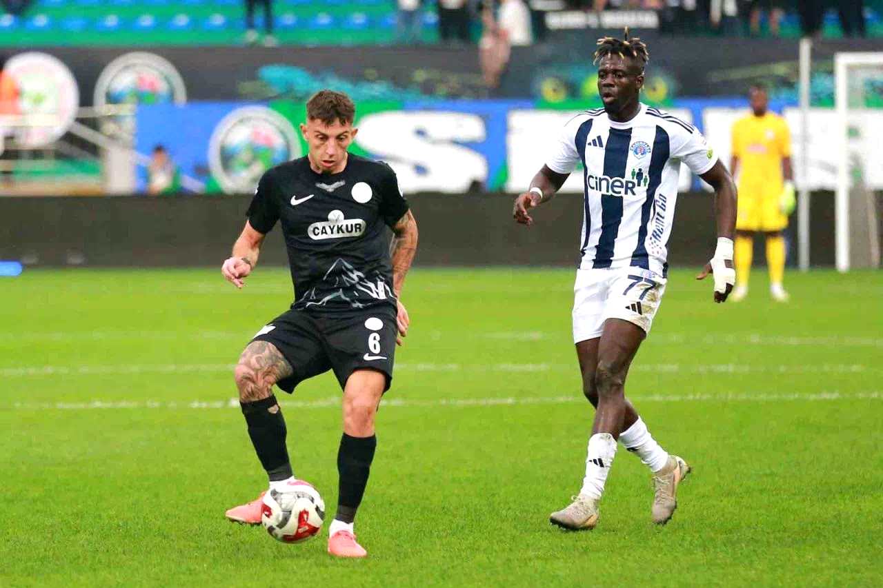 Trendyol Süper Lig: Çaykur Rizespor: 0 – Kasımpaşa: 1 (İlk yarı)