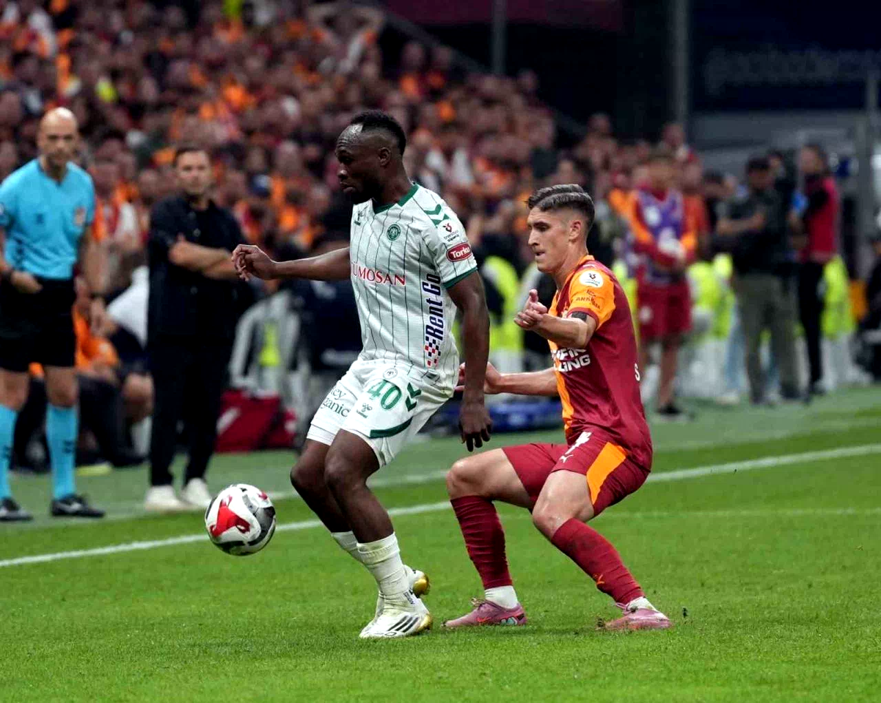Trendyol Süper Lig: Galatasaray: 2 – Konyaspor: 0 (İlk yarı)