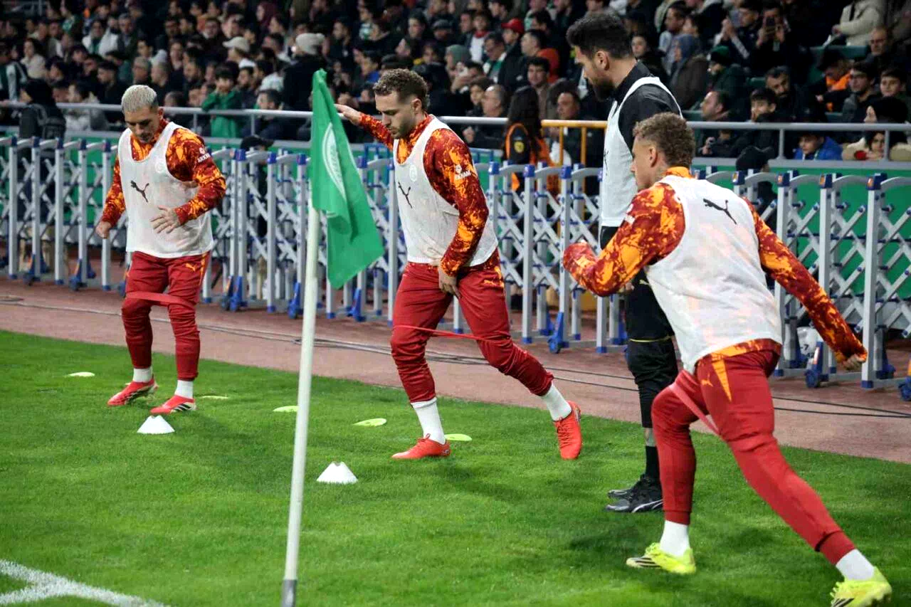 Trendyol Süper Lig: Konyaspor: 0 – Galatasaray: 0 (İlk yarı)