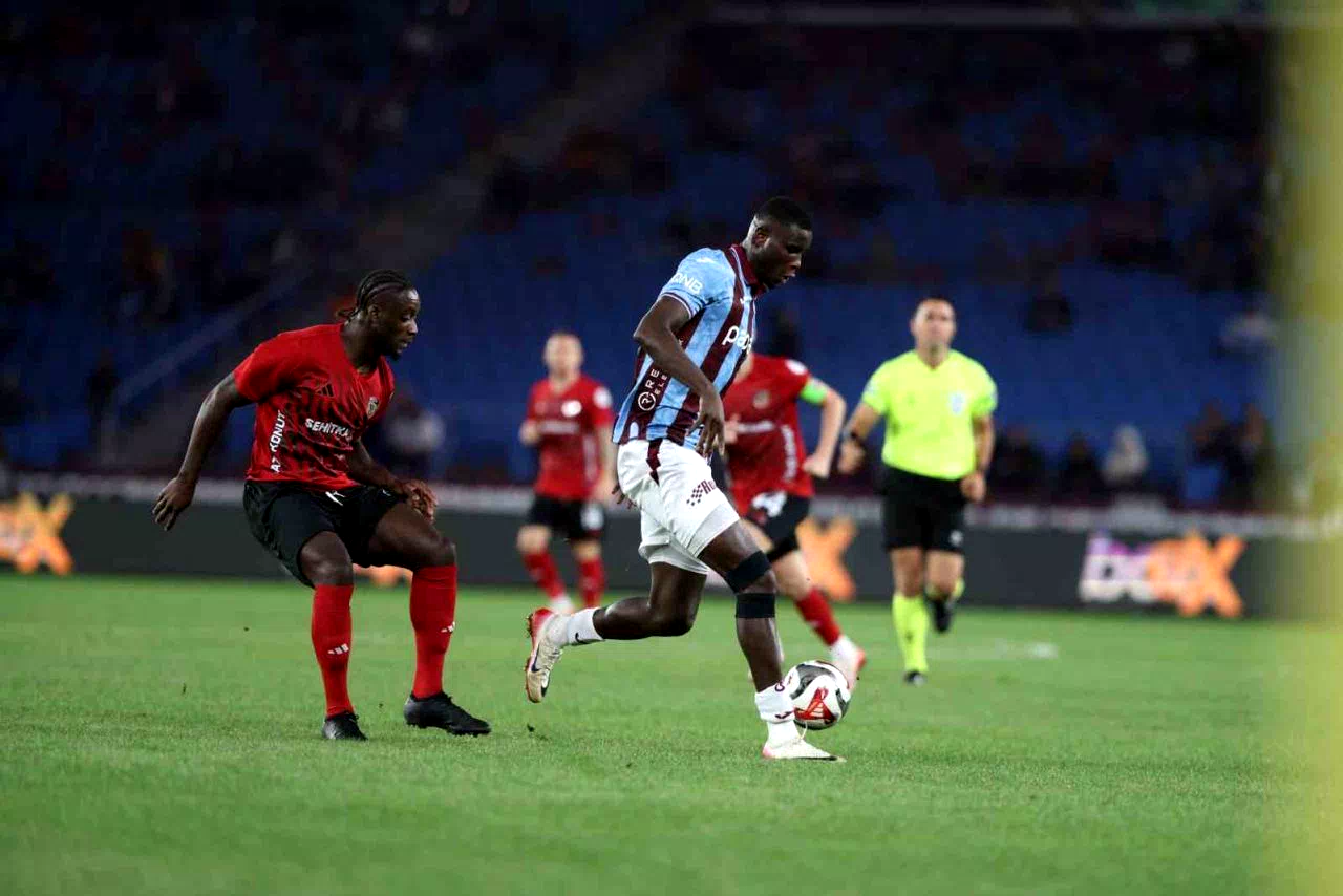 Trendyol Süper Lig: Trabzonspor: 0 – Gaziantep FK: 1 (İlk yarı)