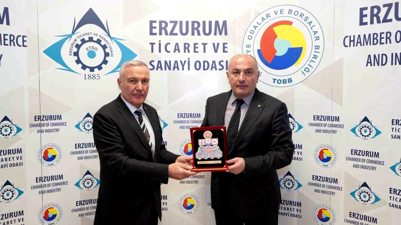 TSKGV temsilcisi Avcı, ETSO Başkanı Özakalın’ı ziyaret etti