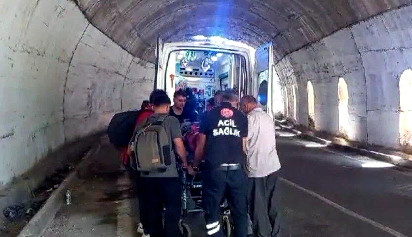Tunceli’de tünelde kaza: 1 yaralı