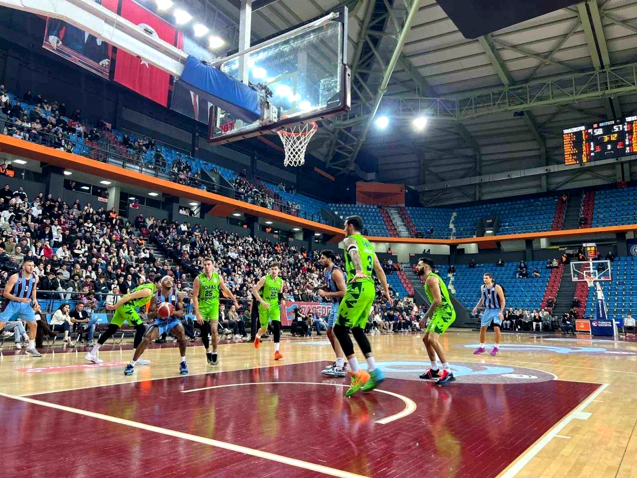 Türkiye Sigorta Basketbol Ligi: Trabzonspor: 92 – Tofaş: 87