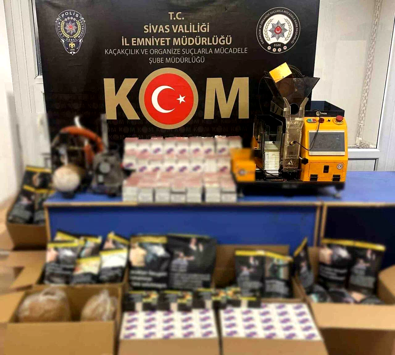 Tütün ve tütün mamulleri kaçakçılığına büyük darbe