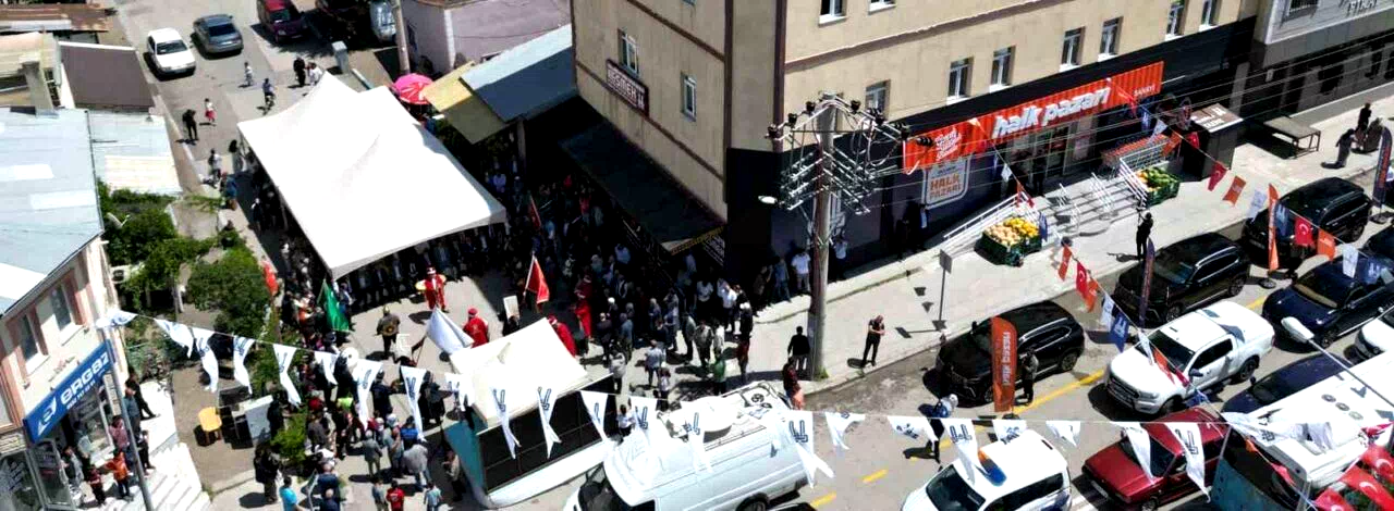 Ucuz ve ekonomik alışverişin adresi halk pazarı dördüncü şubesini sanayide açtı
