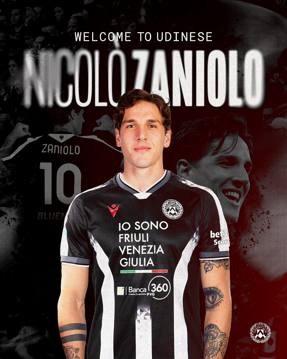 Udinese, Nicolo Zaniolo’yu kadrosuna kattı