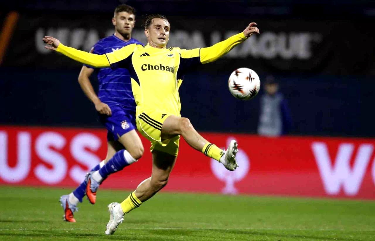 UEFA Avrupa Ligi: Dinamo Zagreb: 1 – Fenerbahçe: 1 (İlk yarı)