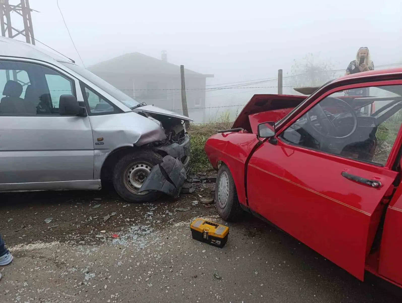 Ünye’de meydana gelen trafik kazasında araçlar çarpıştı, 6 kişi yaralandı.