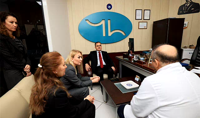 Vali Akbıyık, Ferdi Tayfur’u hastanede ziyaret etti!