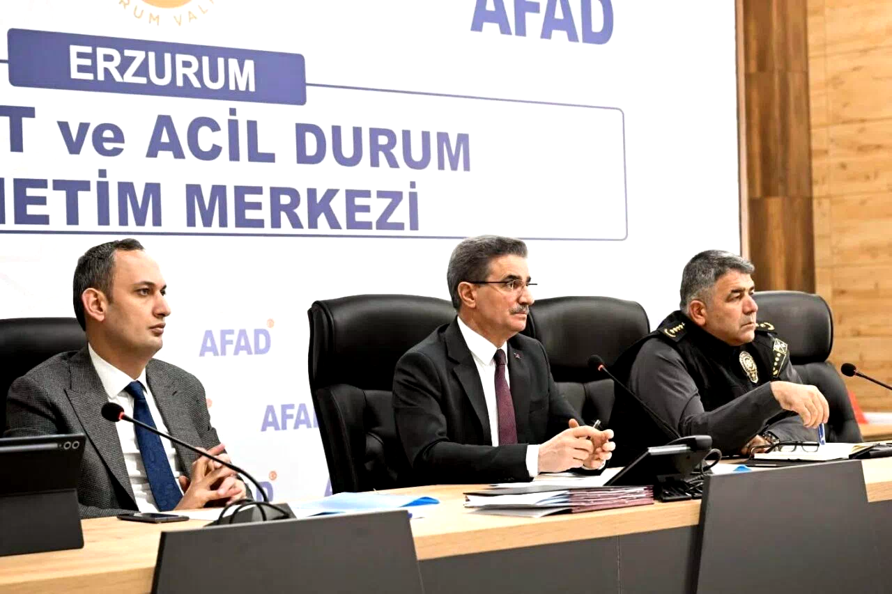 Vali Aydın Baruş başkanlığında, afet ve acil durum toplantısı yapıldı
