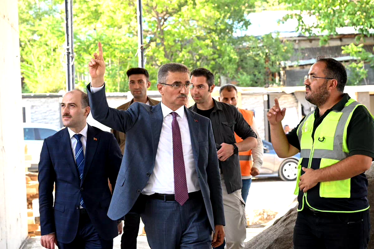 Vali Baruş, Oltu’daki yatırımları yerinde inceledi