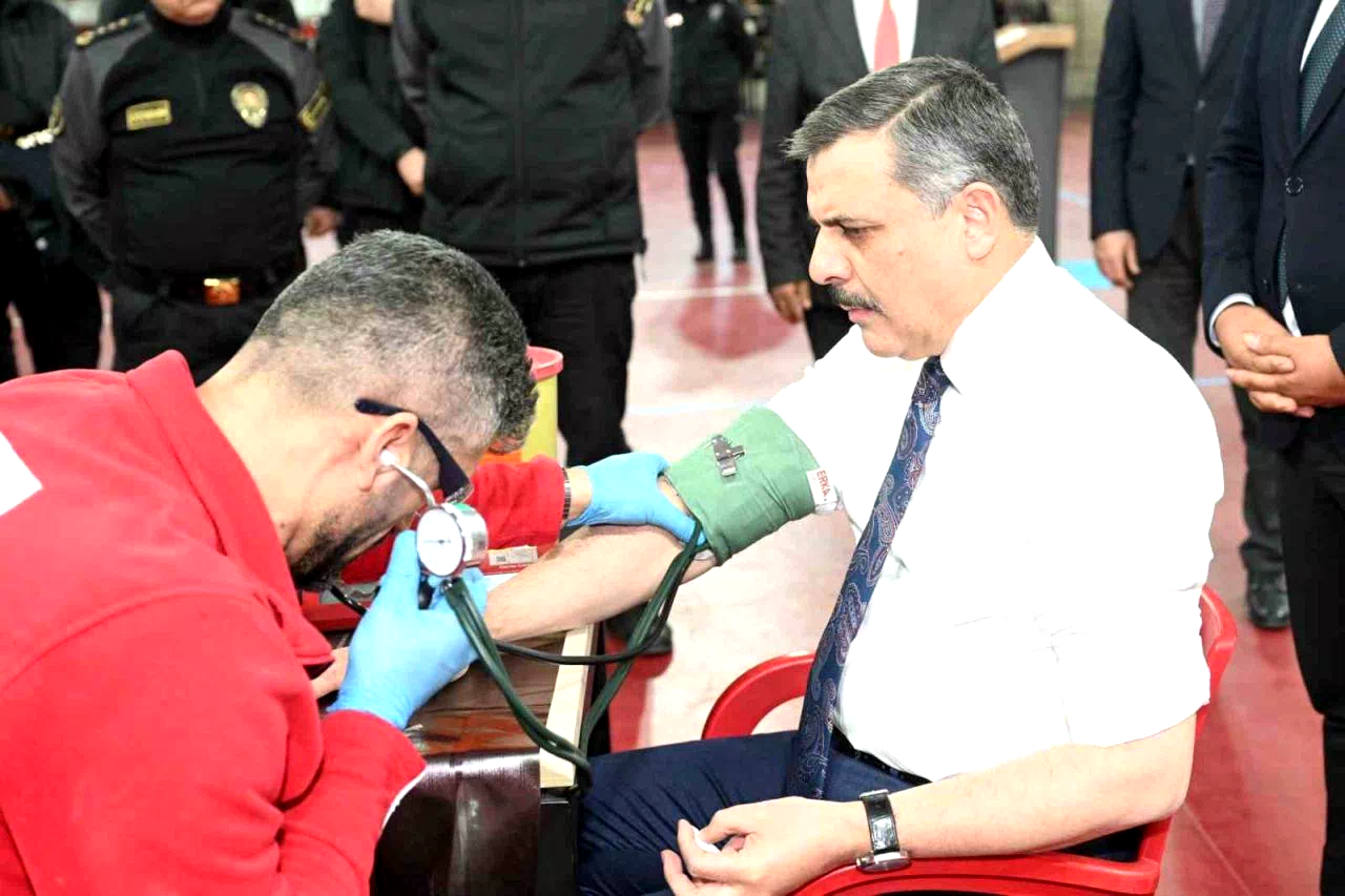 Vali Çiftçi 45’inci kez kan bağışında bulundu