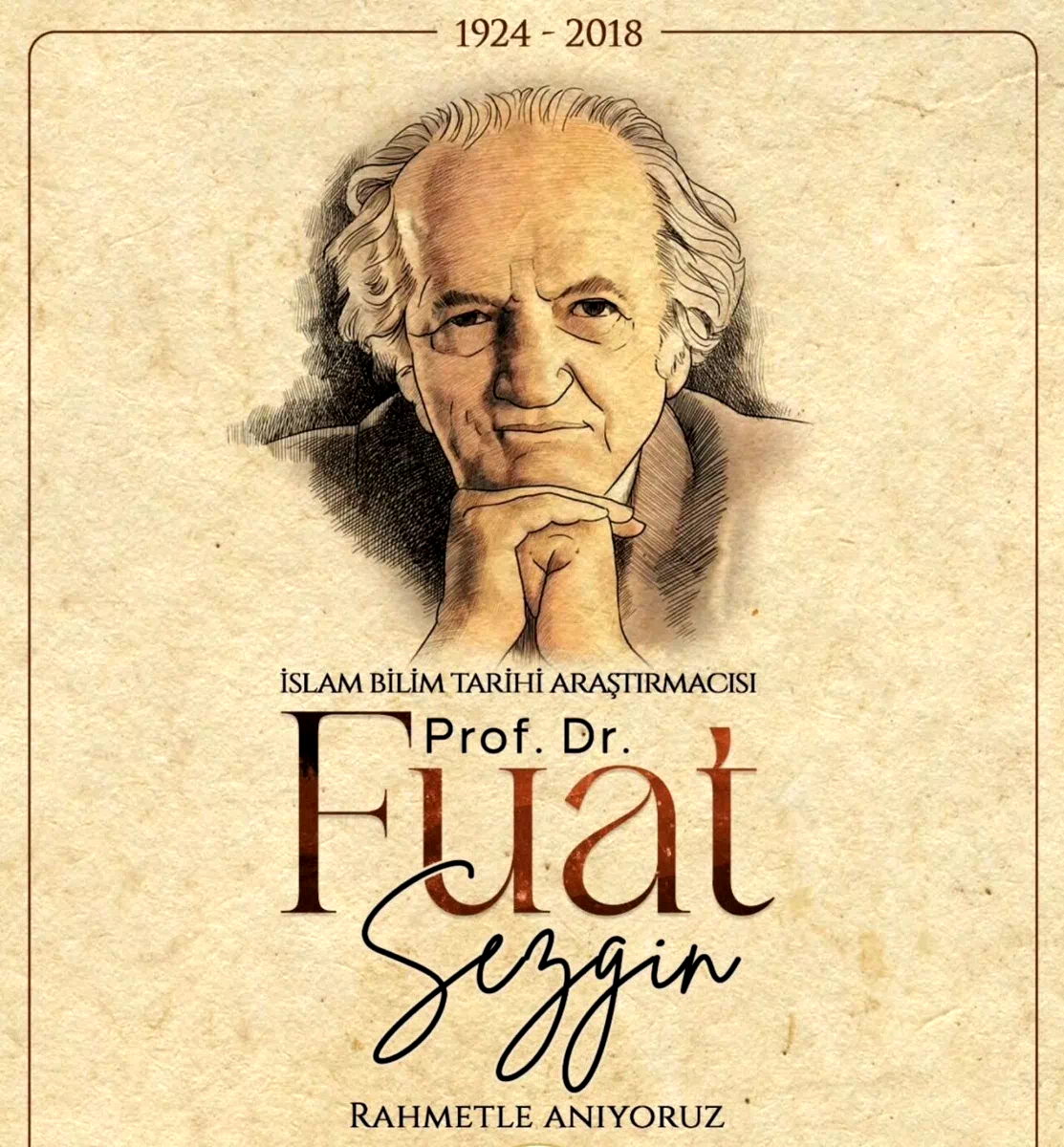 Vali Çiftçi; “Prof. Dr. Fuat Sezgi, İslam bilim tarihine ömrünü vakfetti”