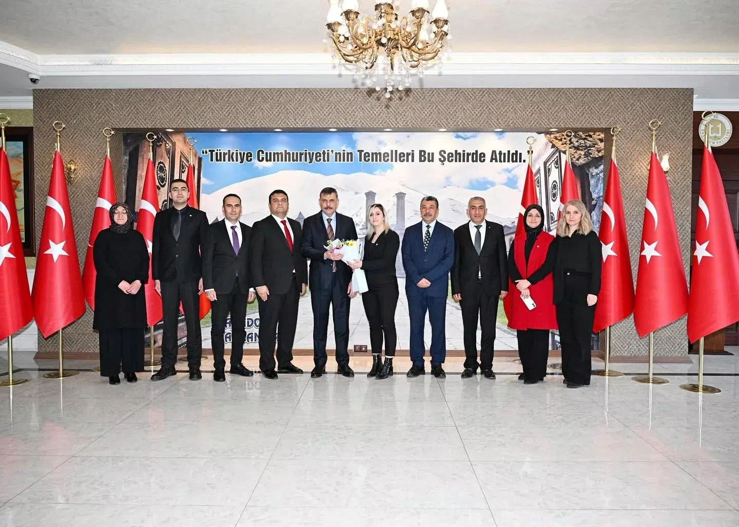 Vali Mustafa Çiftçi, Meteoroloji Heyetini Kabul Etti.