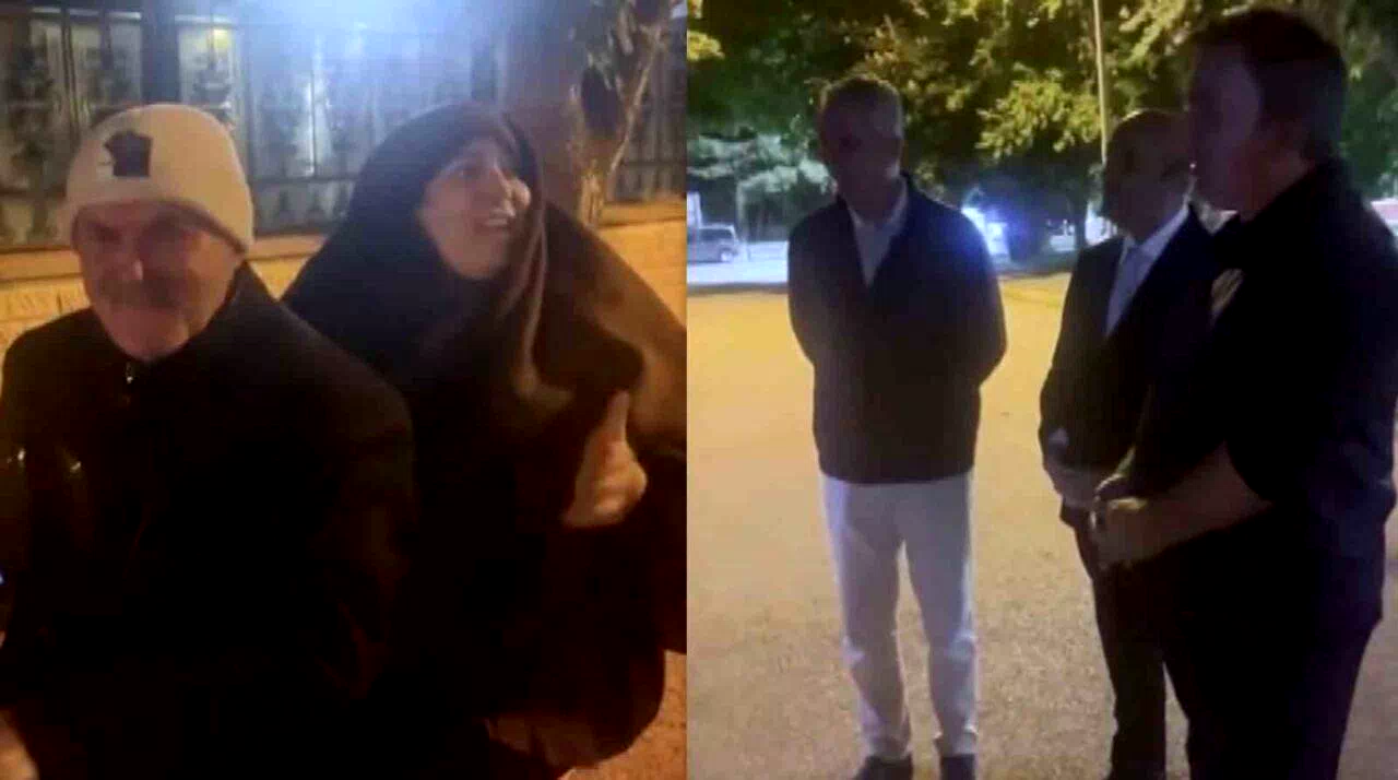 Valiyle motosiklet üzerindeki 40 yıllık evli çiftin diyaloğu hem tebessüm ettirdi hem yürekleri ısıttı