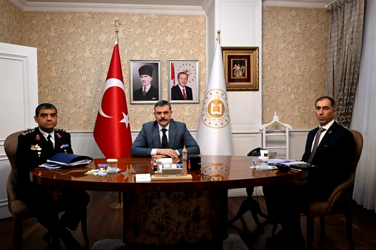 VKS ile toplantıya katıldılar