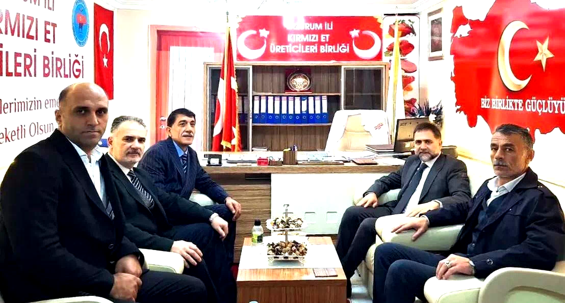 Yakutiye Belediye Başkanı Uçar, Kırmızı Et Üreticileri Birliği’ni ziyaret etti