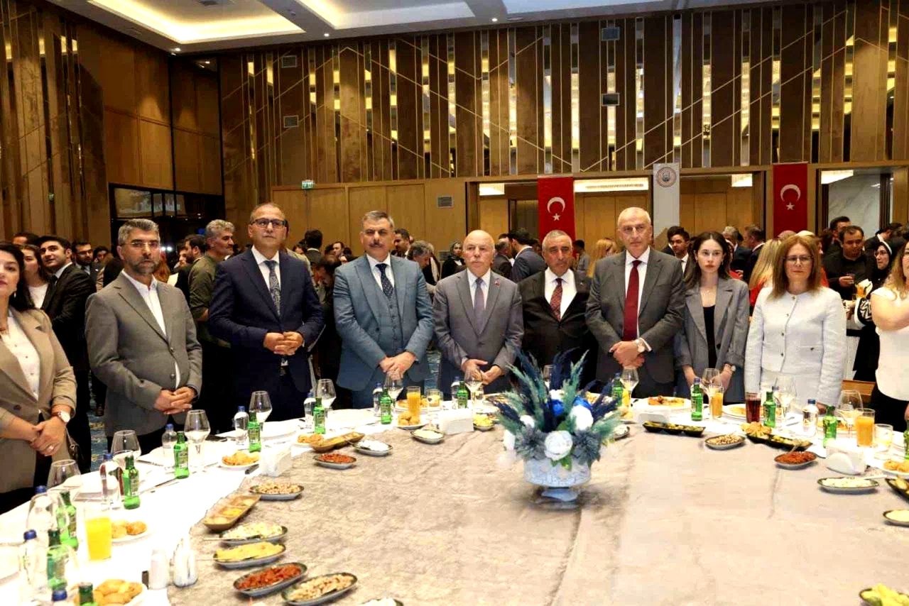 Yargı mensupları resepsiyonda buluştu