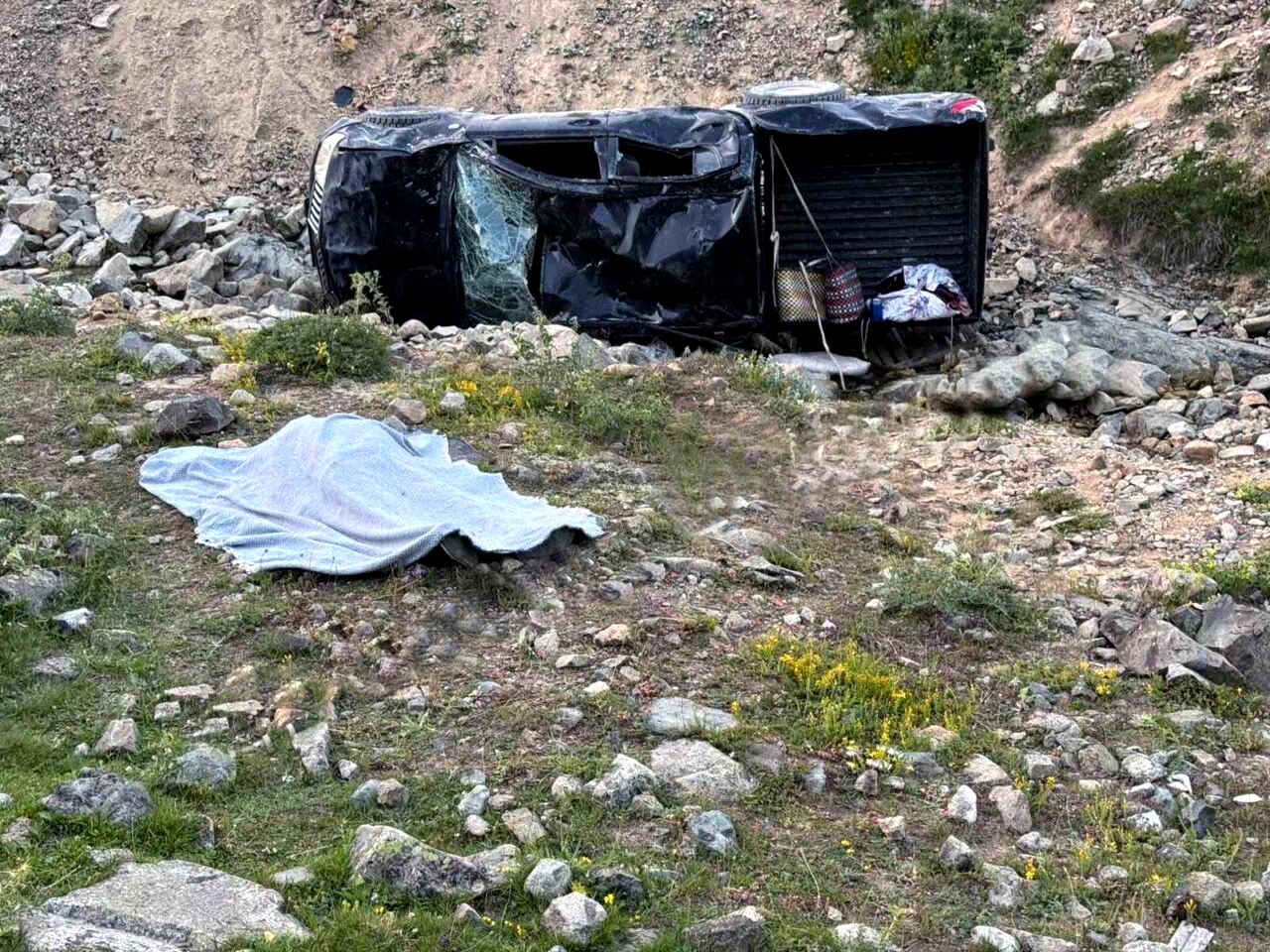 Yayla yolunda feci kaza: 2 ölü, 4 yaralı
