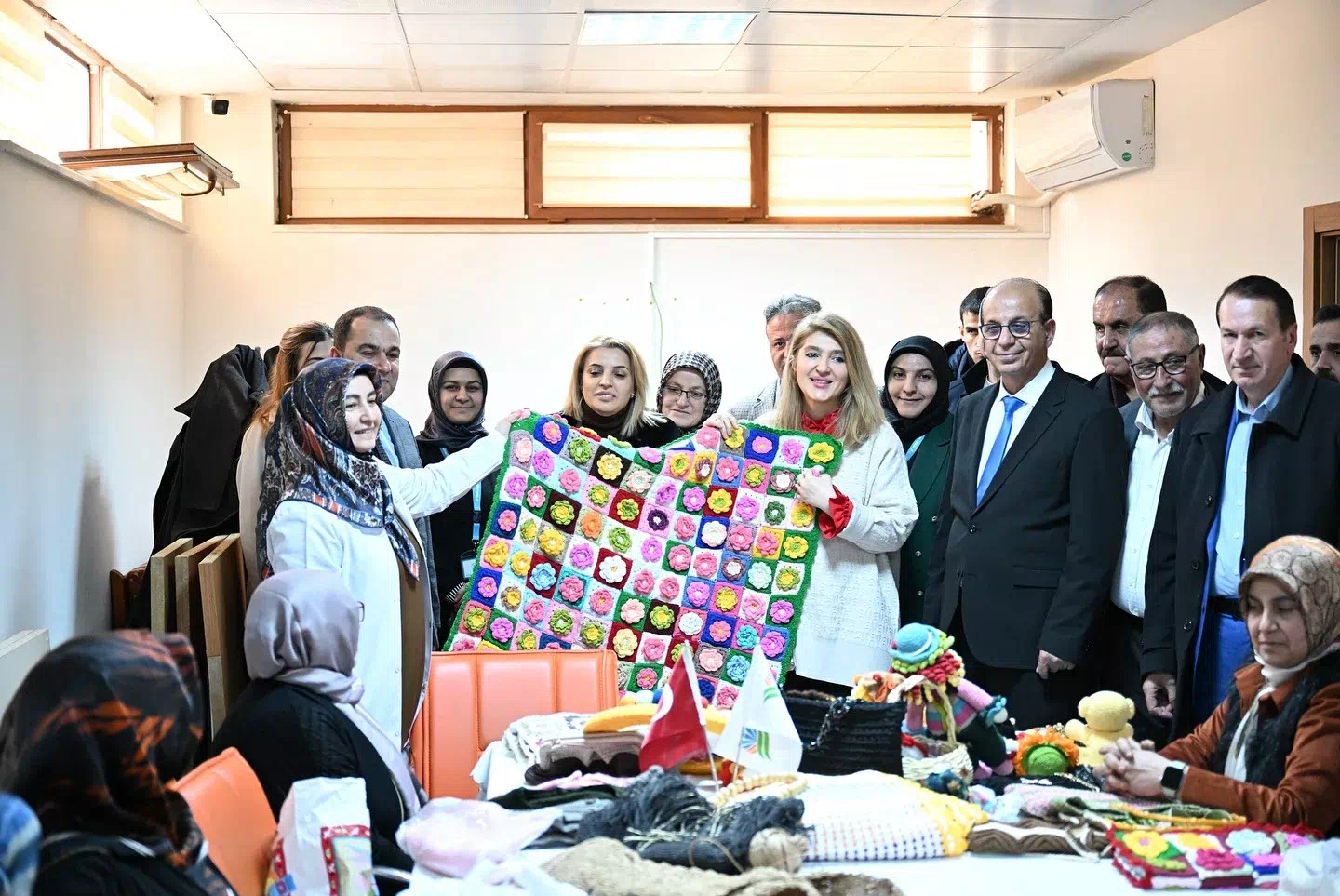 Yeşilyurt’ta Kadınlar İçin Meslek Edindirme Kursları Ziyareti
