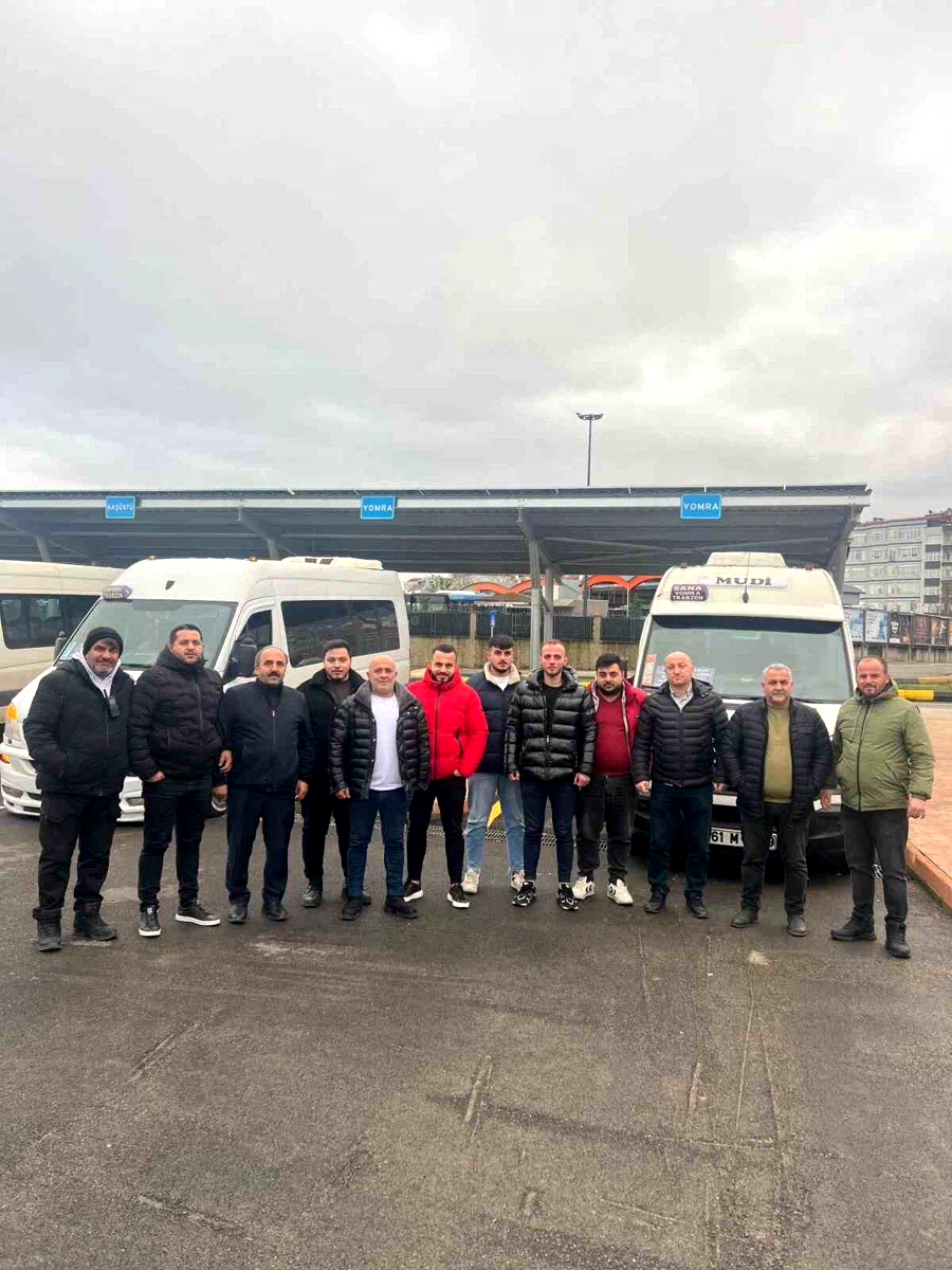 Yomra Minibüs Durağı’ndan Başkan Genç’e teşekkür