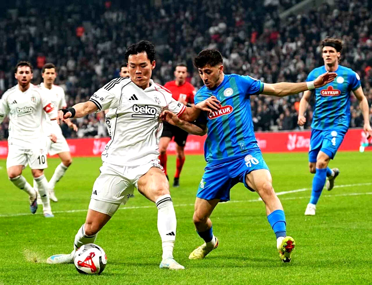Ziraat Türkiye Kupası: Beşiktaş: 3 – Çaykur Rizespor: 0 (İlk yarı)