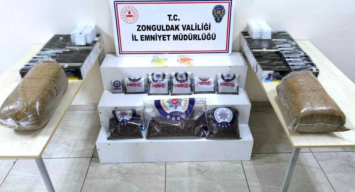 Zonguldak’ta narkotik operasyonda 8 şüpheli yakalandı