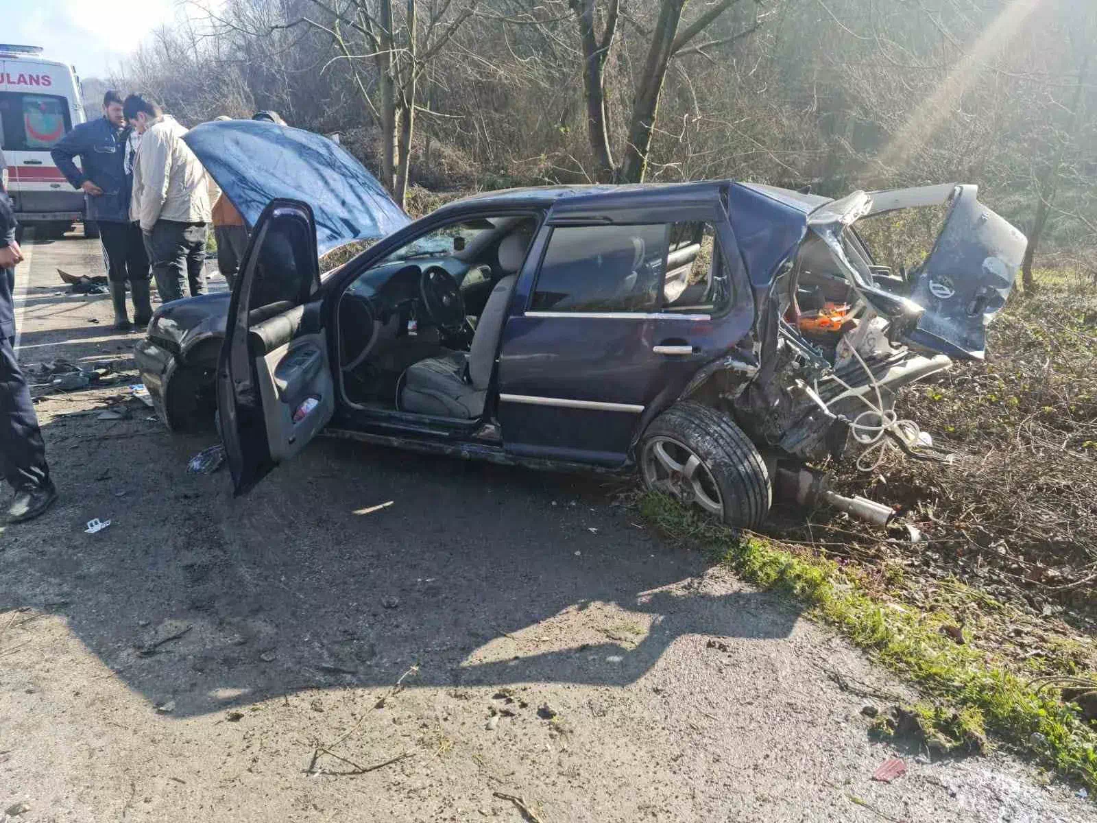 Zonguldak’ta Trafik Kazası: 3 Yaralı