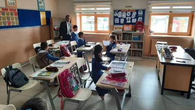 Bayburt İl Milli Eğitim Müdürü Rahmi Güney, Uğrak İlkokulu’nu ziyaret