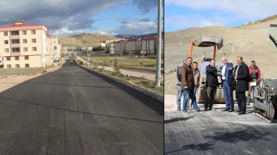 Bayburt Belediyesi, kış mevsiminin yaklaşmasıyla birlikte şehir genelindeki yolların yenilenmesi