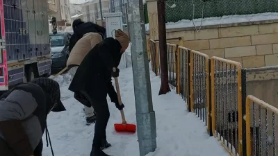 Bayburt kentin de, kış mevsiminin etkisini göstermeye başlamasıyla birlikte, il