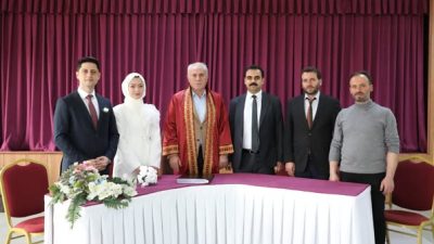 Bayburt Belediye Başkanı Mete Memiş, Mervenur Develi ve Harun Bayrak