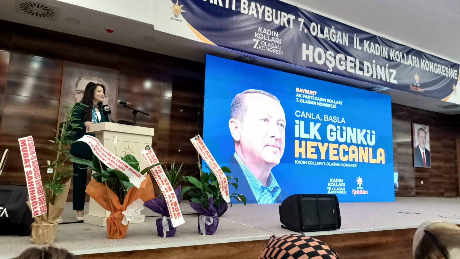 AK Parti 7. Olağan İl Kadın Kolları Kongresi Bayburt'ta gerçekleştirildi