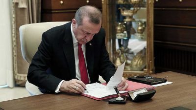 Cumhurbaşkanı Recep Tayyip Erdoğan’ın atama kararları, Resmi Gazete’de yayımlanarak yürürlüğe