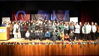 Trabzon Üniversitesi’nde, HÜRKUŞ Test Baş Pilotu Murat Özpala’nın katılımıyla gerçekleştirilen