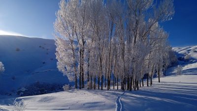 Karadeniz bölgesinin gözde noktalarından biri olan Bayburt’un Demirözü ilçesi, kış