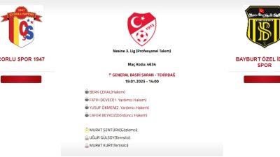 TFF 3. Lig 2. Grup'ta mücadele eden Bayburt Özel İdarespor,