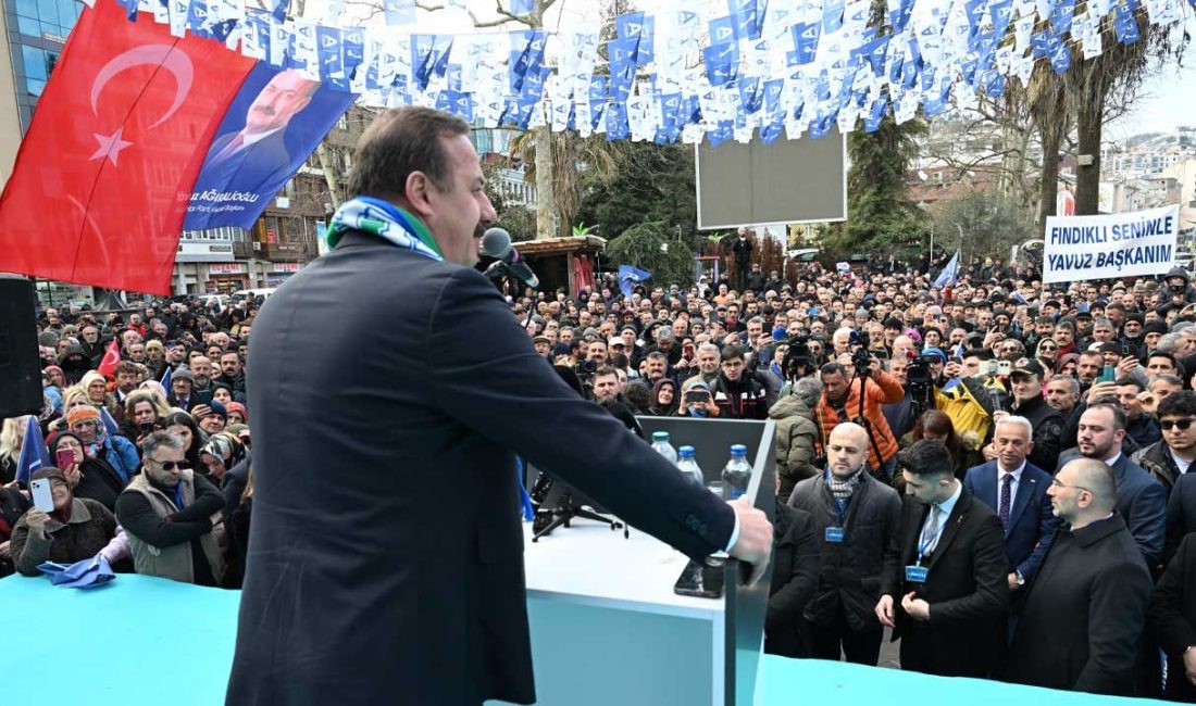 Anahtar Parti Genel Başkan Yavuz Ağıralioğlu, partisinin Rize Halk Buluşması,