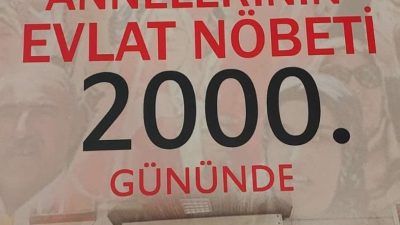 Diyarbakır Anneleri 
2 bin gündür evlat nöbetinde: Bin yıl geçse