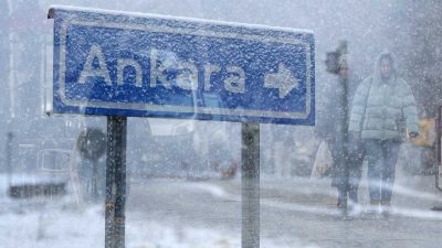 Ankara'da soğuk hava ve yoğun kar yağışı, 20 Şubat Perşembe