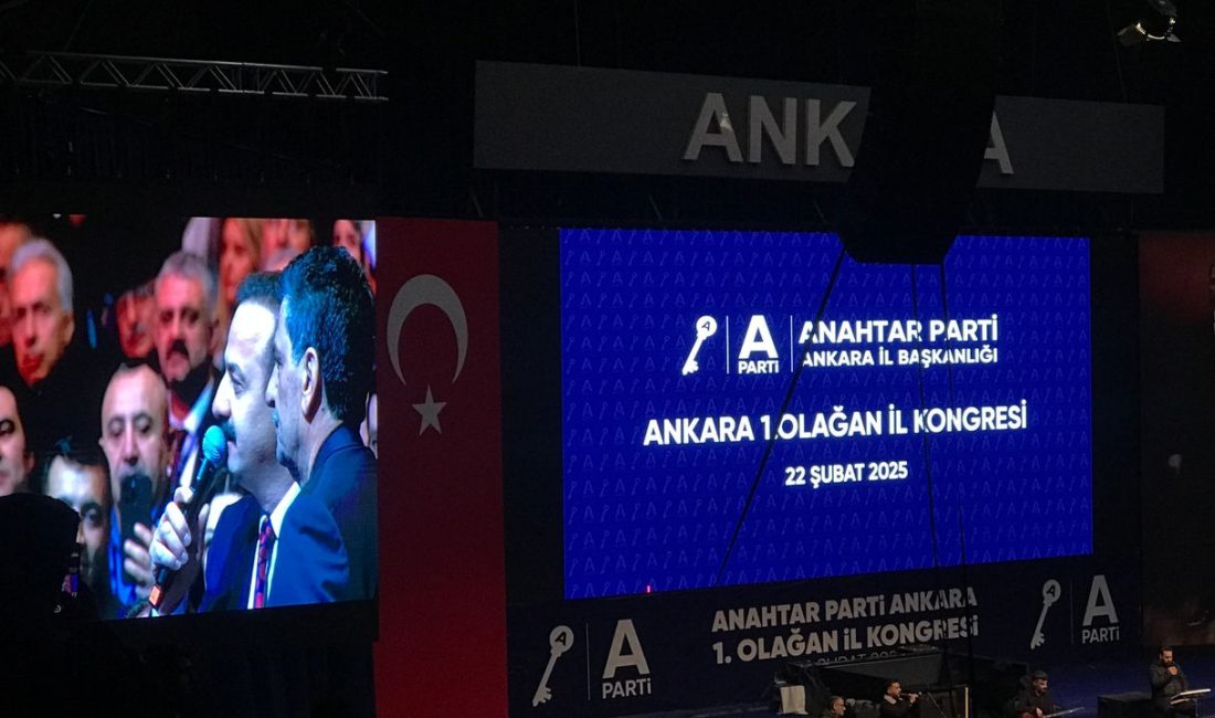 Anahtar (A) Parti Genel Başkanı Yavuz Ağıralioğlu, 1. Olağan Ankara