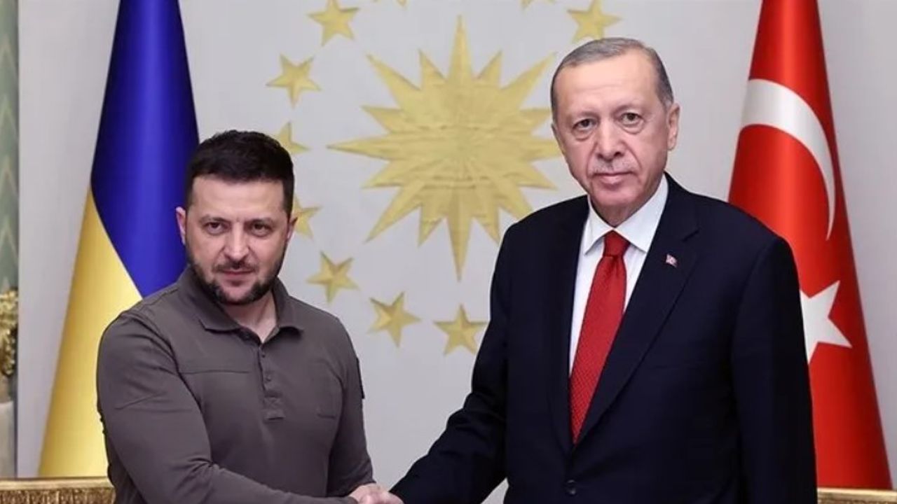 Cumhurbaşkanı Recep Tayyip Erdoğan ve Ukrayna Devlet Başkanı Volodimir Zelenskiy